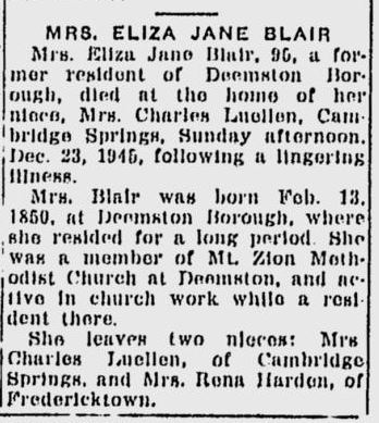 Eliza Blair